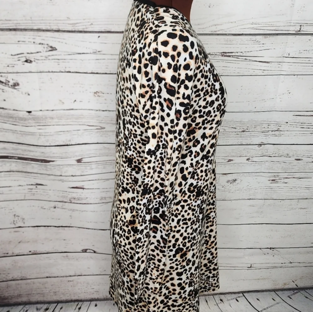 Betsey Johnson Leopard Print Sleep Dress‎ Pajamas